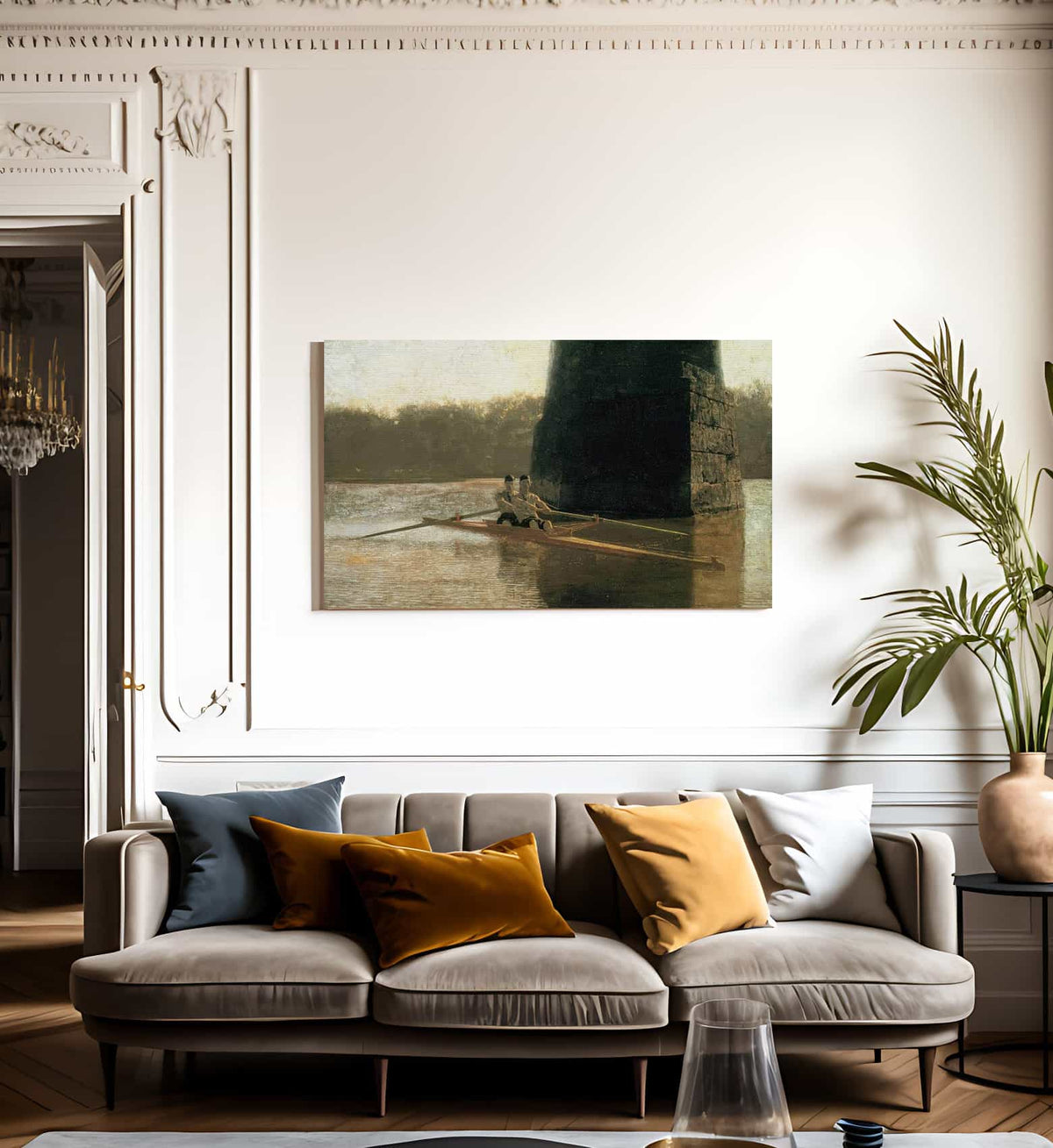 The Pair Oared Shell 1872 By Thomas Eakins Fine Art Print