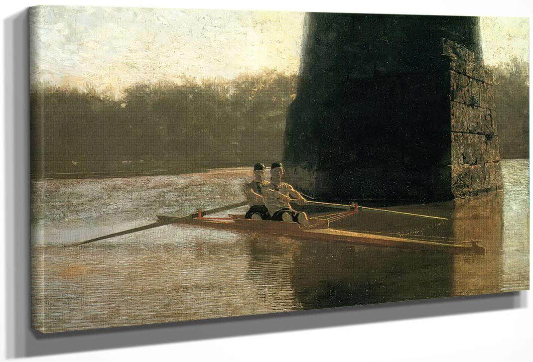 The Pair Oared Shell 1872 By Thomas Eakins Fine Art Print