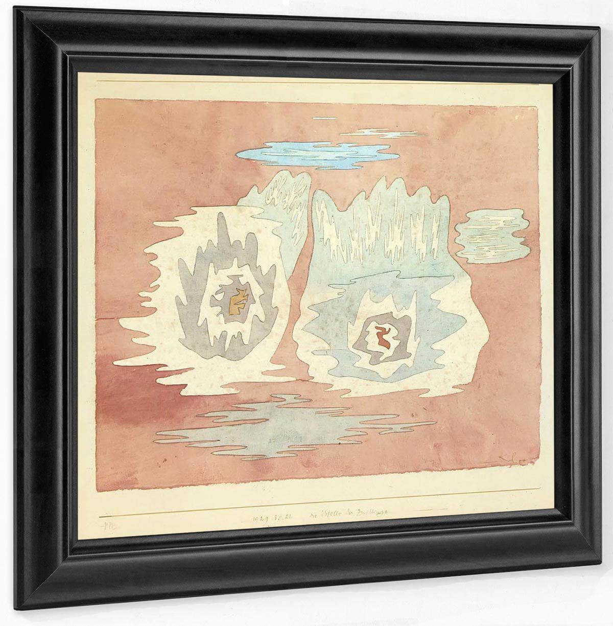 The Palace Of The Twins 1929 3 H 21 (321) By Paul Klee Fine Art Print