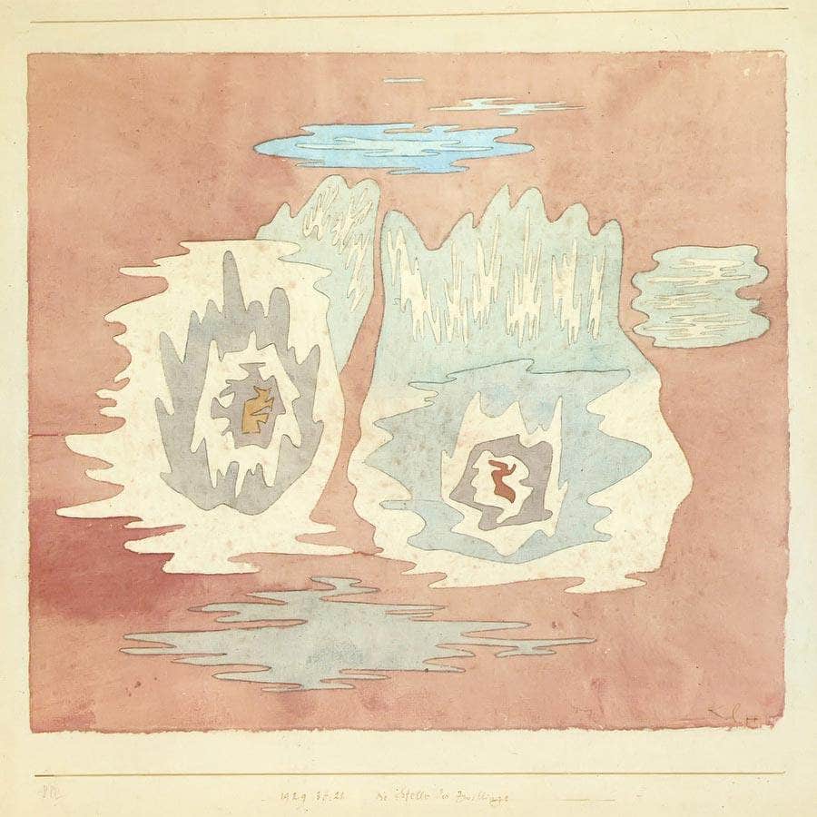 The Palace Of The Twins 1929 3 H 21 (321) By Paul Klee Fine Art Print