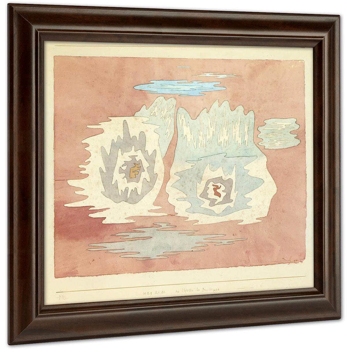 The Palace Of The Twins 1929 3 H 21 (321) By Paul Klee Fine Art Print