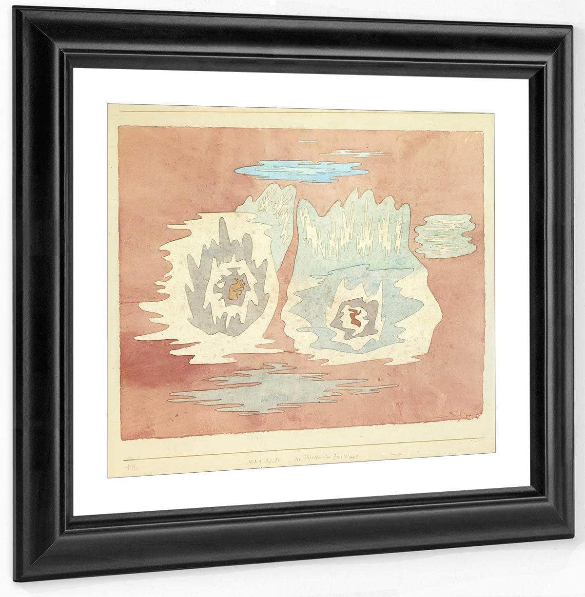 The Palace Of The Twins 1929 3 H 21 (321) By Paul Klee Fine Art Print
