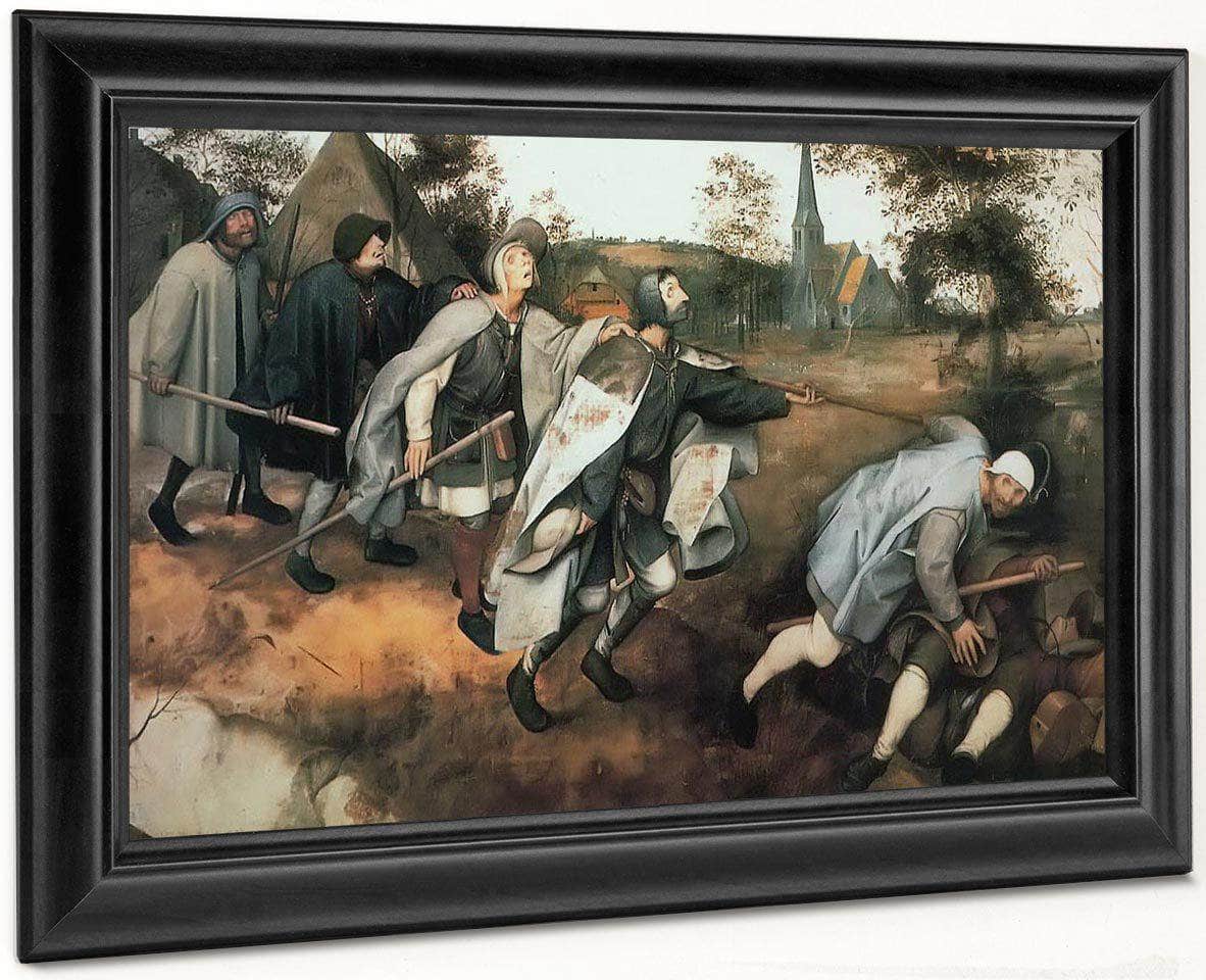The Parable Of The Bline 1568 By Pieter Bruegel Fine Art Print