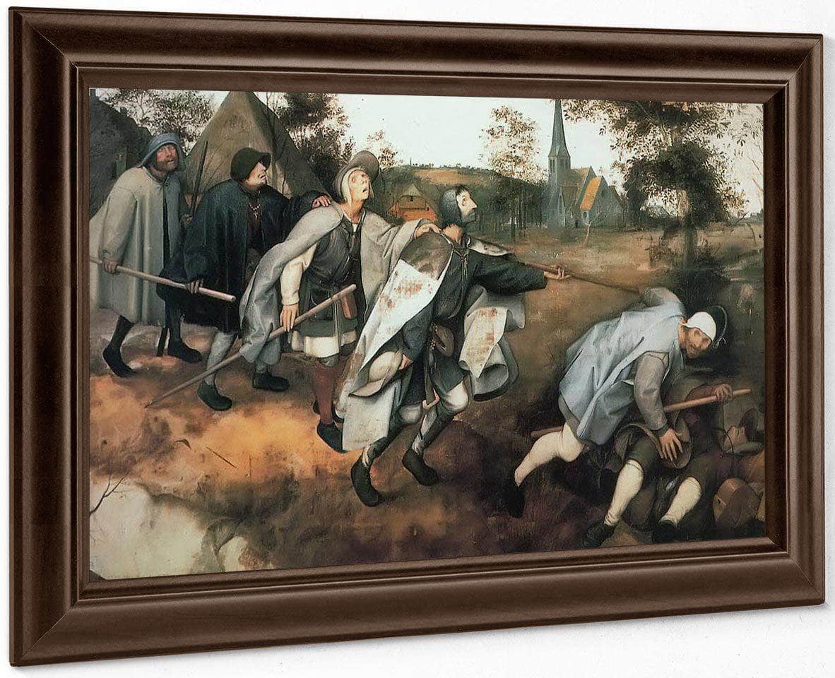The Parable Of The Bline 1568 By Pieter Bruegel Fine Art Print