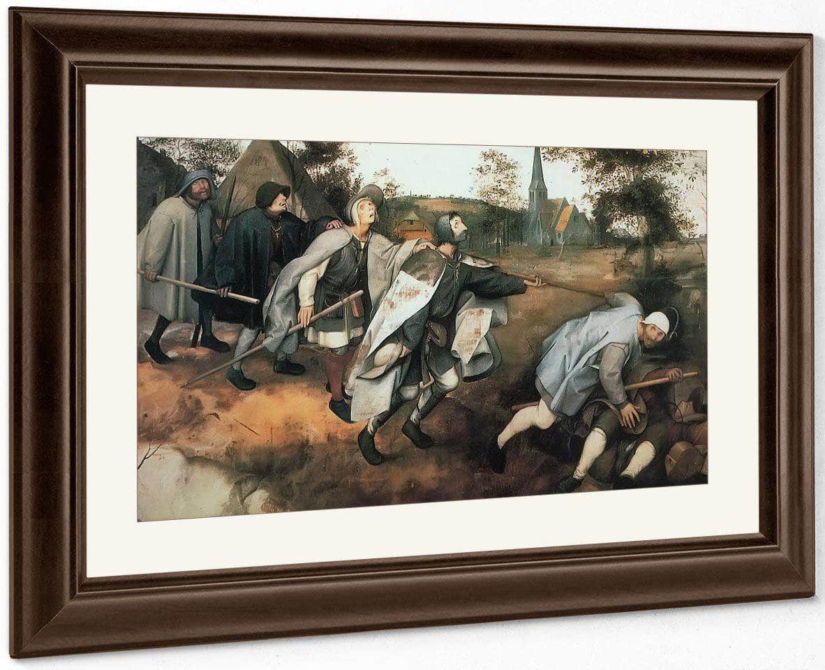 The Parable Of The Bline 1568 By Pieter Bruegel Fine Art Print
