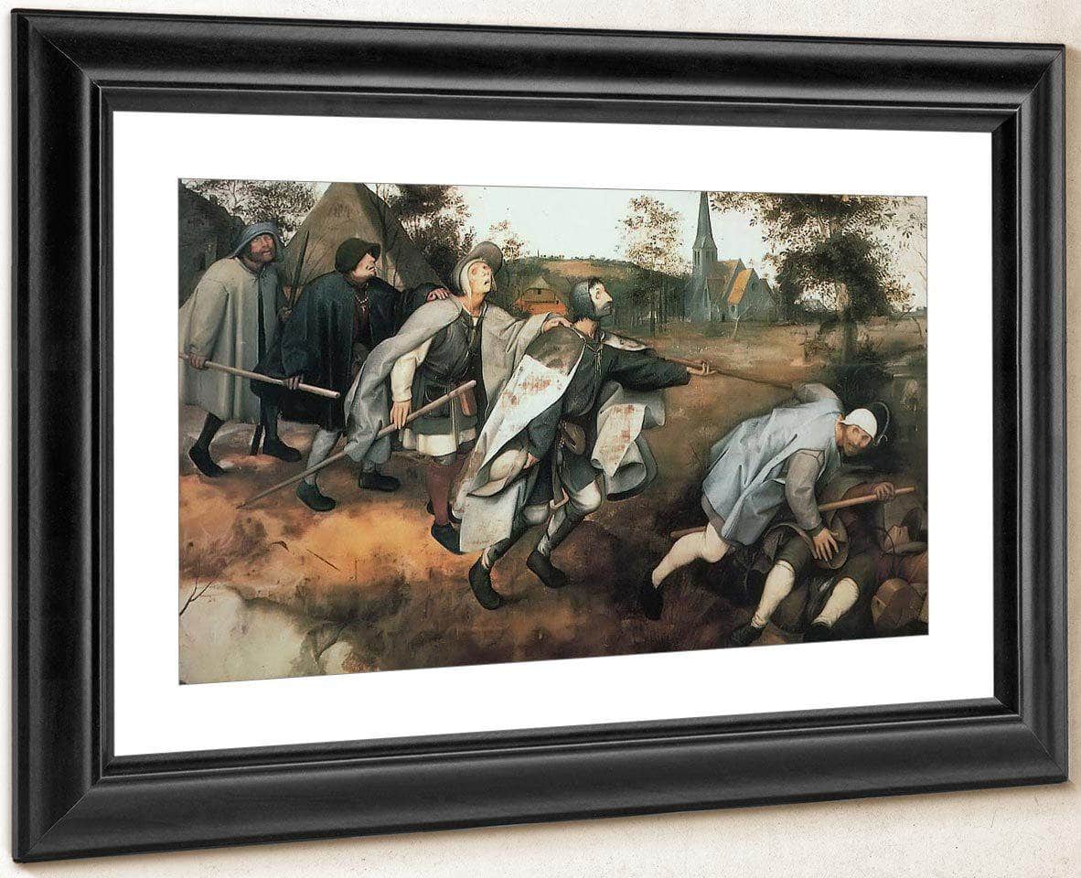 The Parable Of The Bline 1568 By Pieter Bruegel Fine Art Print