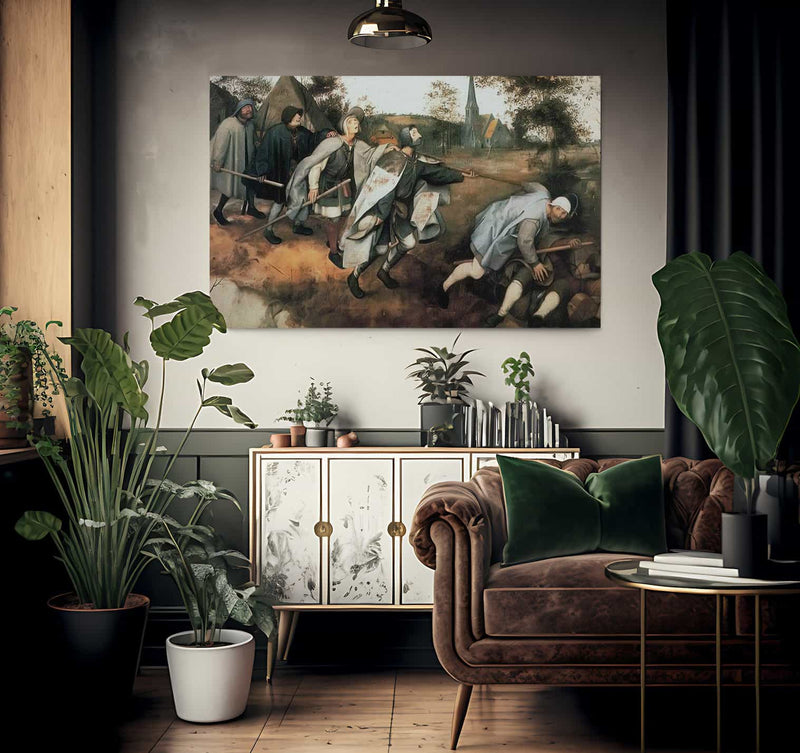 The Parable Of The Bline 1568 By Pieter Bruegel Fine Art Print