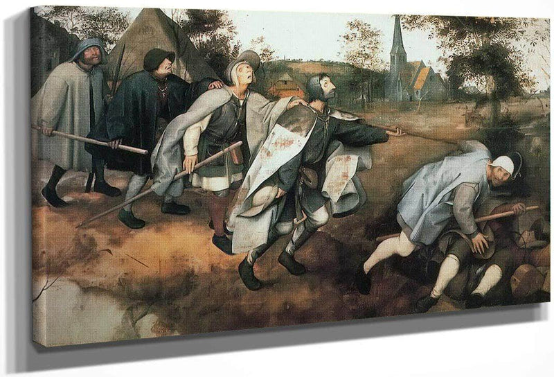 The Parable Of The Bline 1568 By Pieter Bruegel Fine Art Print