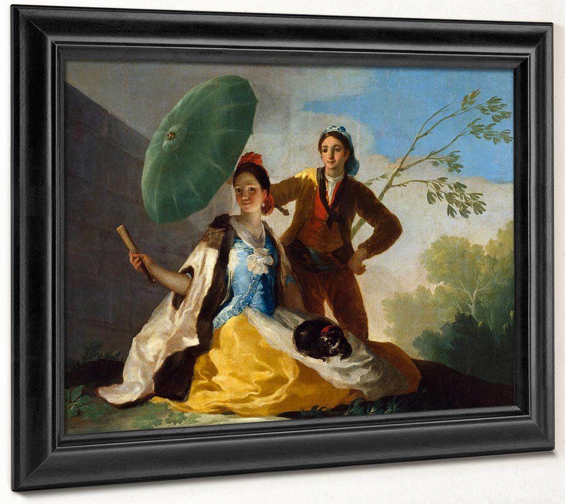 The Parasol   El Quitasol 1777 Oil On Linen 104X152Cm Museo Del Prado Madrid By Francisco De Goya Fine Art Print
