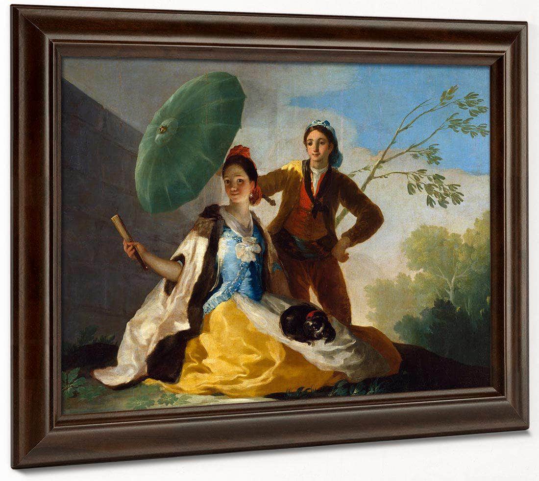 The Parasol   El Quitasol 1777 Oil On Linen 104X152Cm Museo Del Prado Madrid By Francisco De Goya Fine Art Print