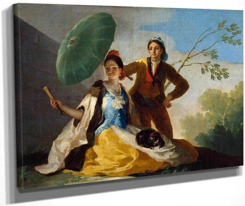 The Parasol   El Quitasol 1777 Oil On Linen 104X152Cm Museo Del Prado Madrid By Francisco De Goya Fine Art Print