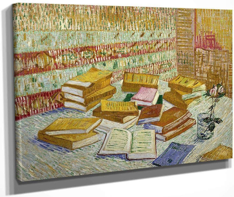 The Parisian Novels By Vincent Van Gogh Fine Art Print