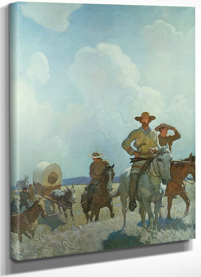 The Parkman Outfit Henry Chatilon Guide And Hunter By NC Wyeth Fine Art Print