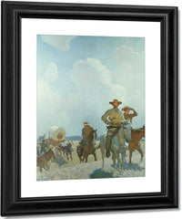 The Parkman Outfit Henry Chatilon Guide And Hunter By NC Wyeth Fine Art Print