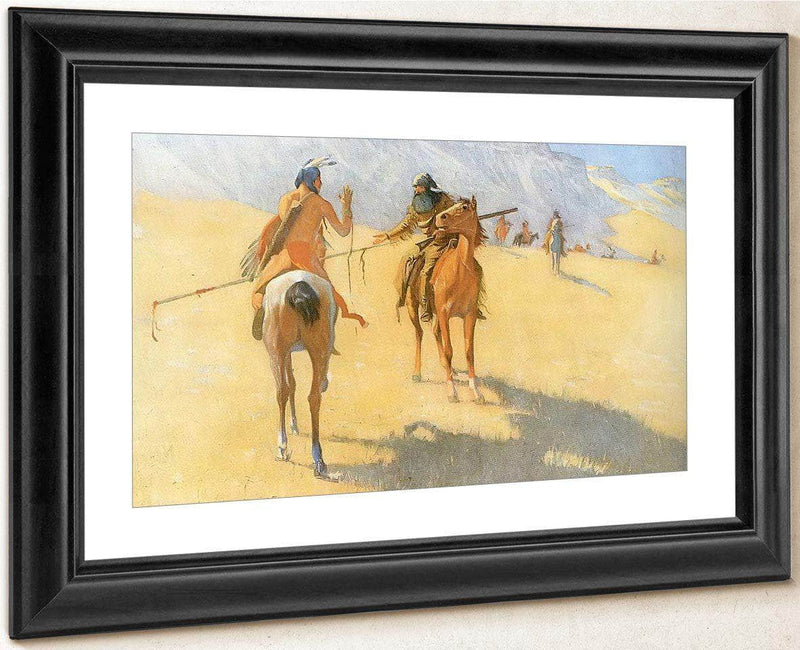 The Parley By Frederic Remington Fine Art Print
