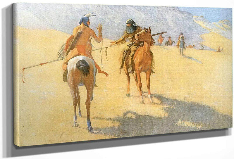 The Parley By Frederic Remington Fine Art Print