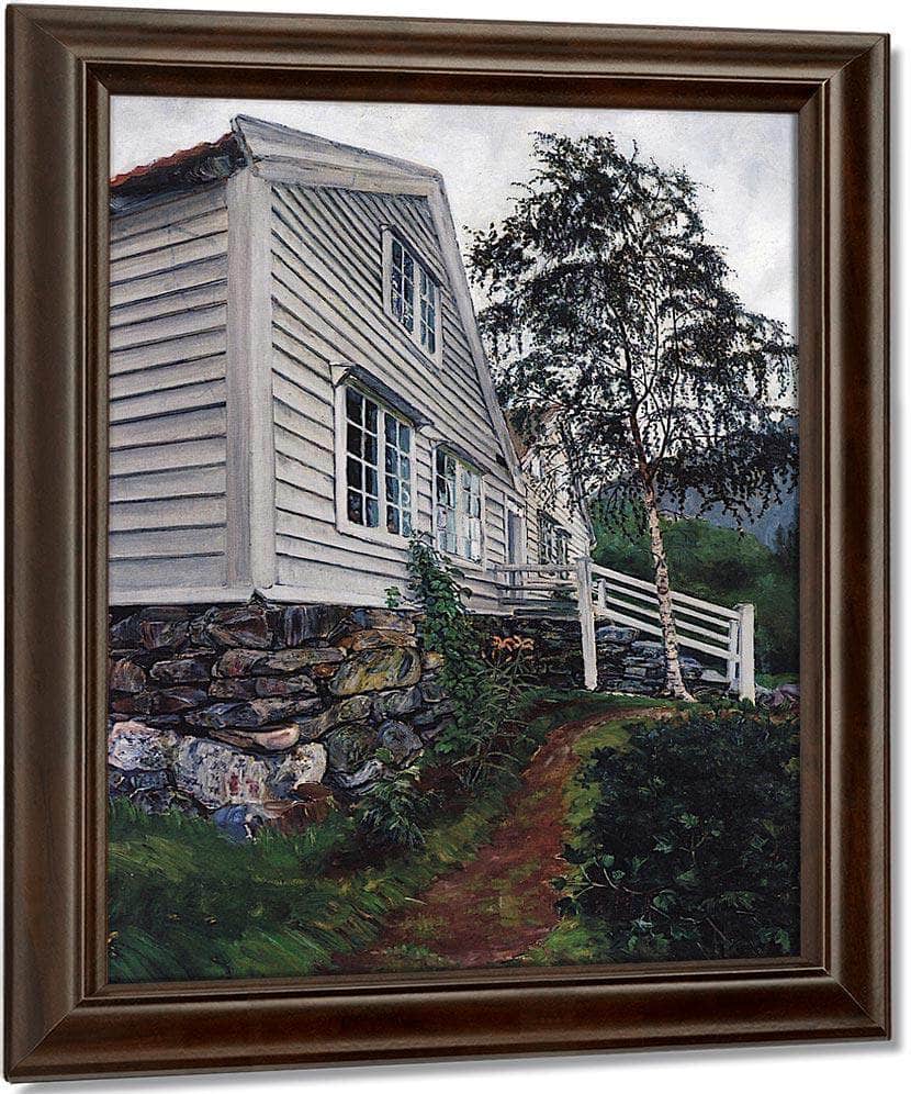 The Parsonage By Nicolai Astrup Fine Art Print