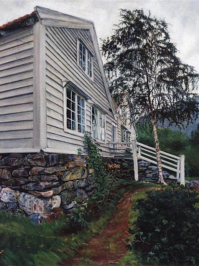The Parsonage By Nicolai Astrup Fine Art Print