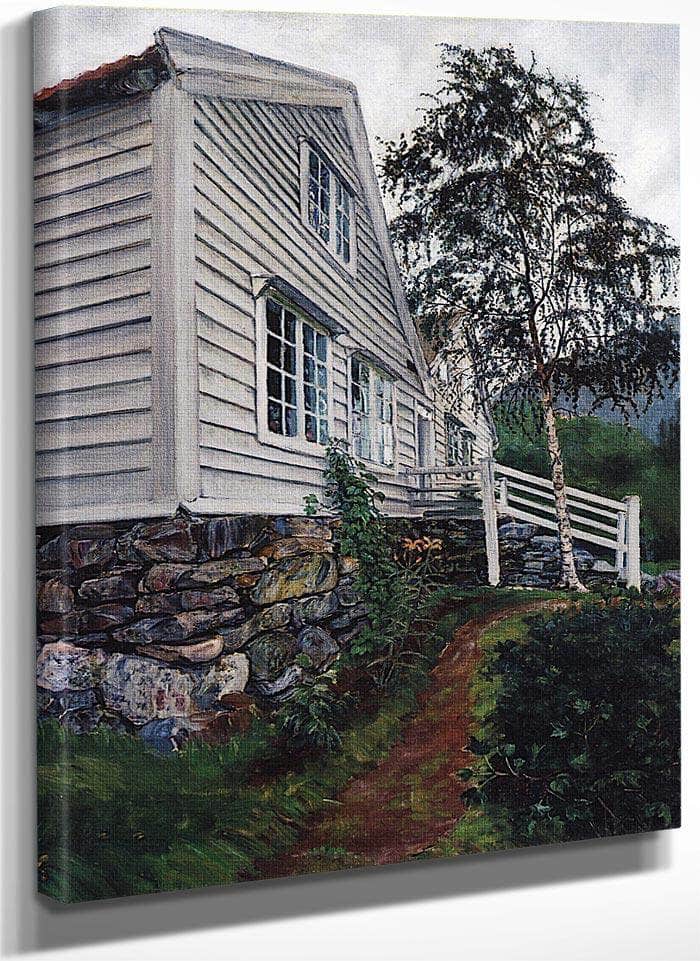 The Parsonage By Nicolai Astrup Fine Art Print