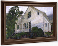 The Parsonage In The Rain By Nicolai Astrup Fine Art Print