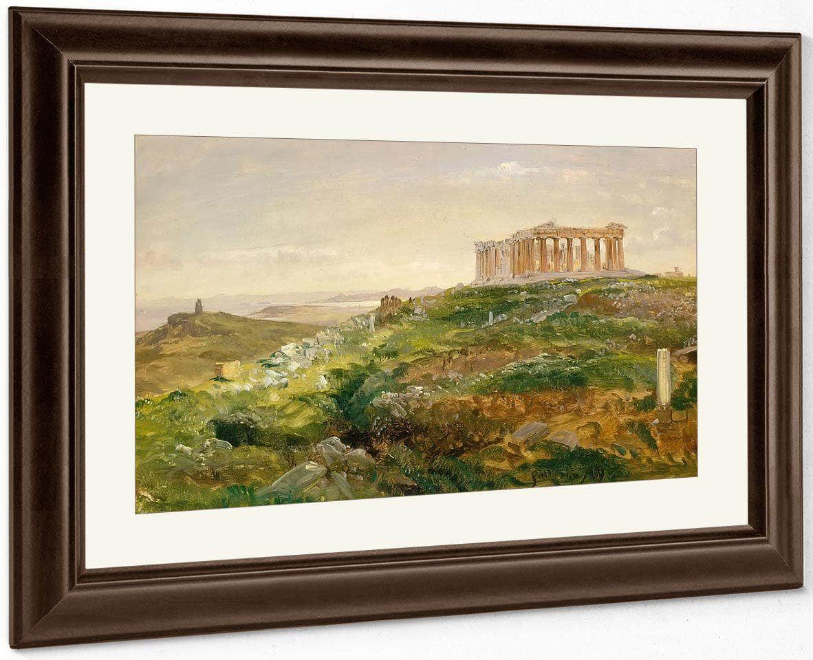 The Parthenon And The Acropolis Athens By Frederic Edwin Church Fine Art Print
