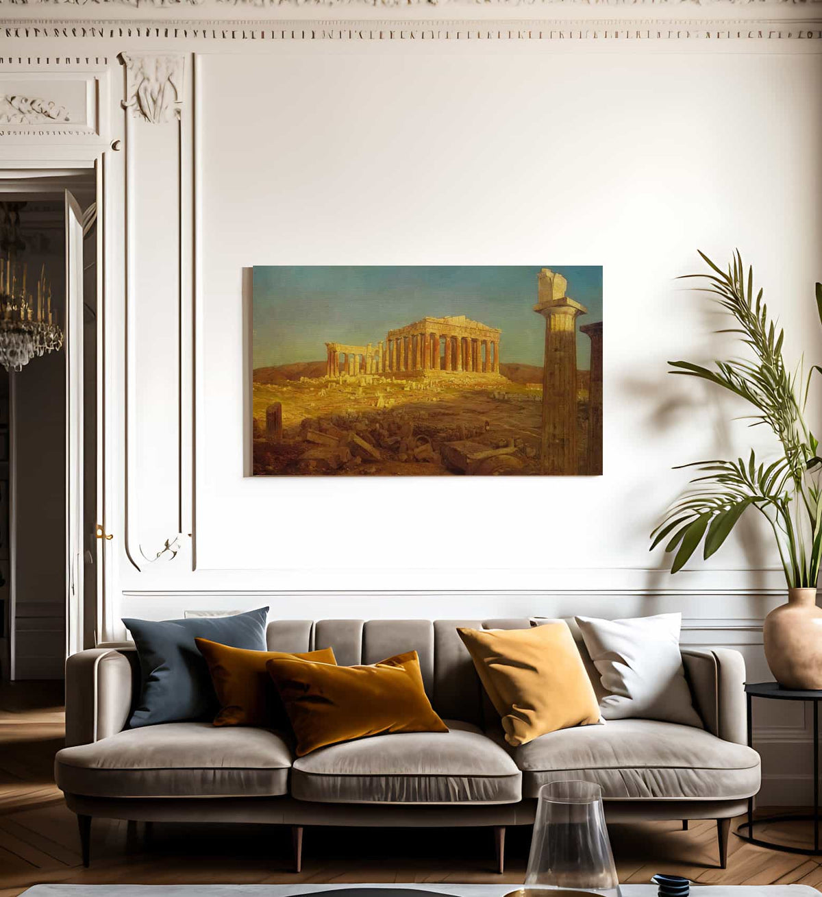 The Parthenon By Fredric Edwin Church Fine Art Print