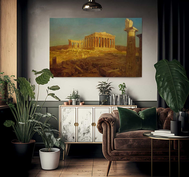 The Parthenon By Fredric Edwin Church Fine Art Print