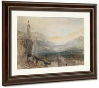 The Pass Of The Splugen  Sample Study By Joseph Mallord William Turner Fine Art Print