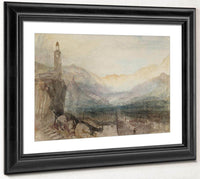 The Pass Of The Splugen  Sample Study By Joseph Mallord William Turner Fine Art Print