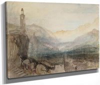 The Pass Of The Splugen  Sample Study By Joseph Mallord William Turner Fine Art Print