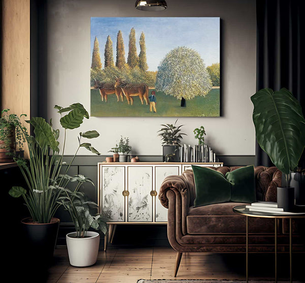 The Pasture 1910 By Henri Rousseau Fine Art Print