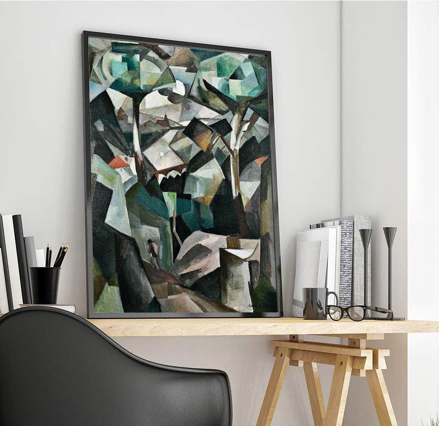 The Path, Landscape In Meudon Painting Albert Gleizes Canvas Art Fine Art Print