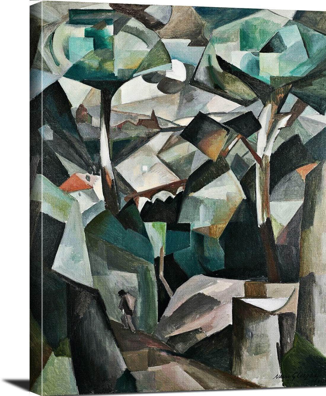 The Path, Landscape In Meudon Painting Albert Gleizes Canvas Art Fine Art Print