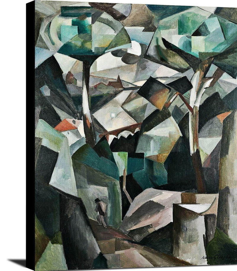 The Path, Landscape In Meudon Painting Albert Gleizes Canvas Art Fine Art Print