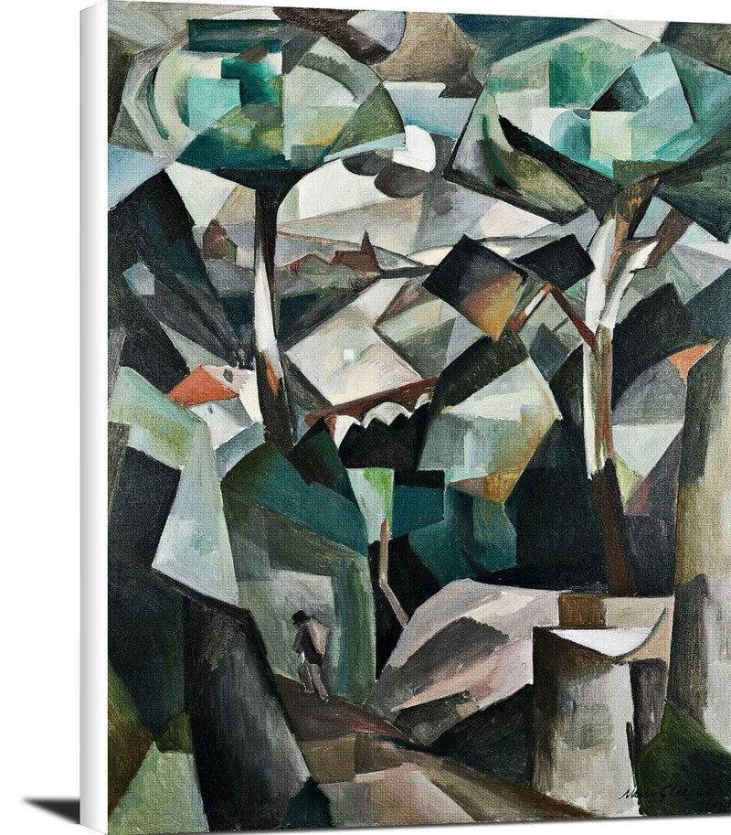 The Path, Landscape In Meudon Painting Albert Gleizes Canvas Art Fine Art Print