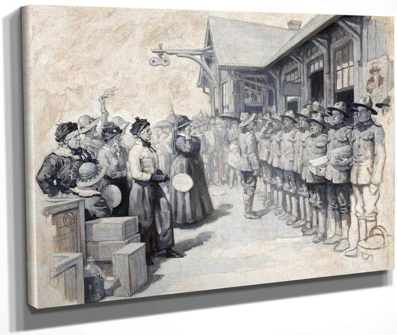 The Patriots By Monte Crews Fine Art Print