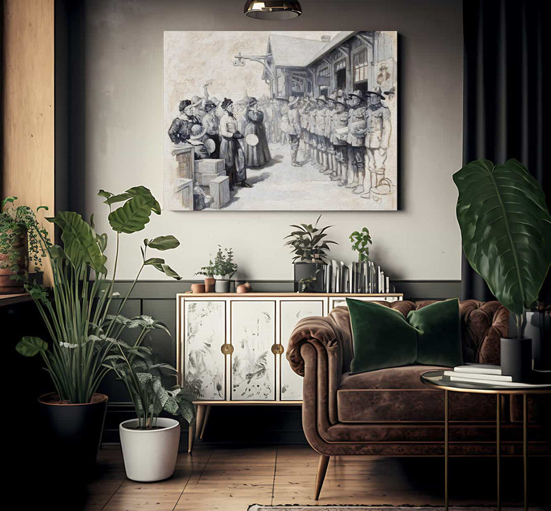 The Patriots By Monte Crews Fine Art Print