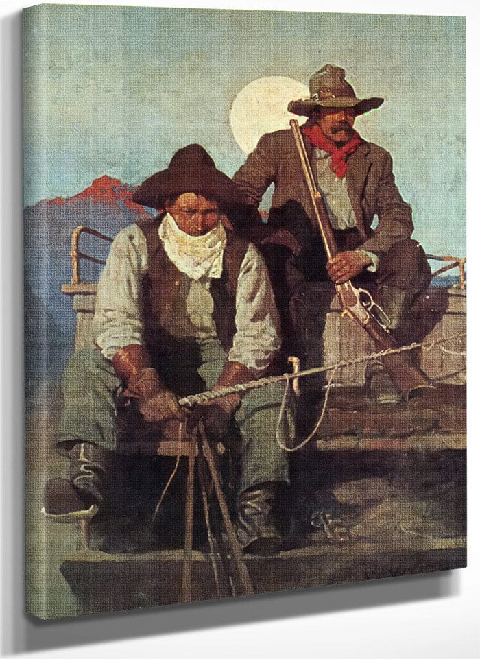 The Pay Stage By NC Wyeth Fine Art Print