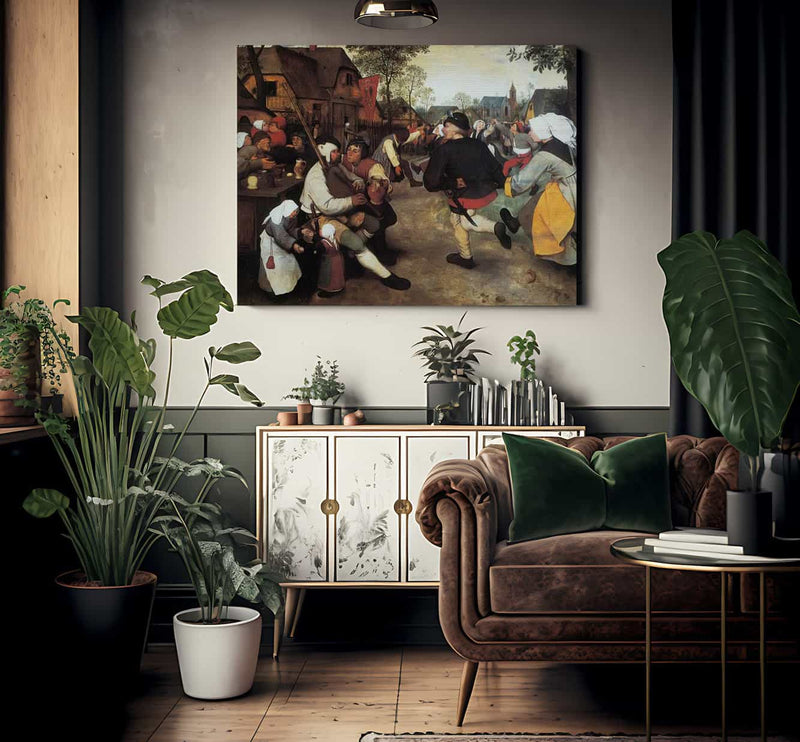 The Peasant Dance 1568 By Pieter Bruegel Fine Art Print