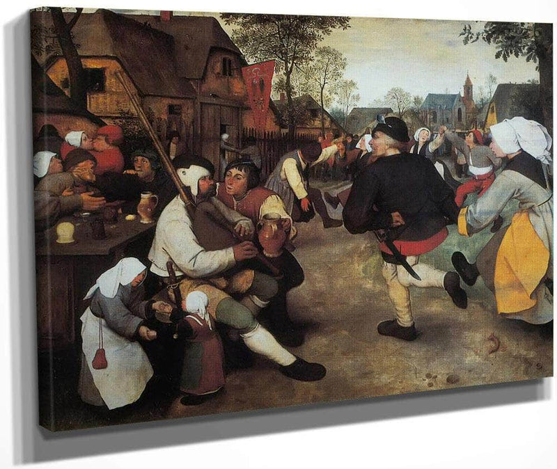 The Peasant Dance 1568 By Pieter Bruegel Fine Art Print