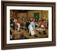 The Peasant Wedding 1568 Oil On Panel 114X164 Kunsthistorisches Museum By The Elder Fine Art Print