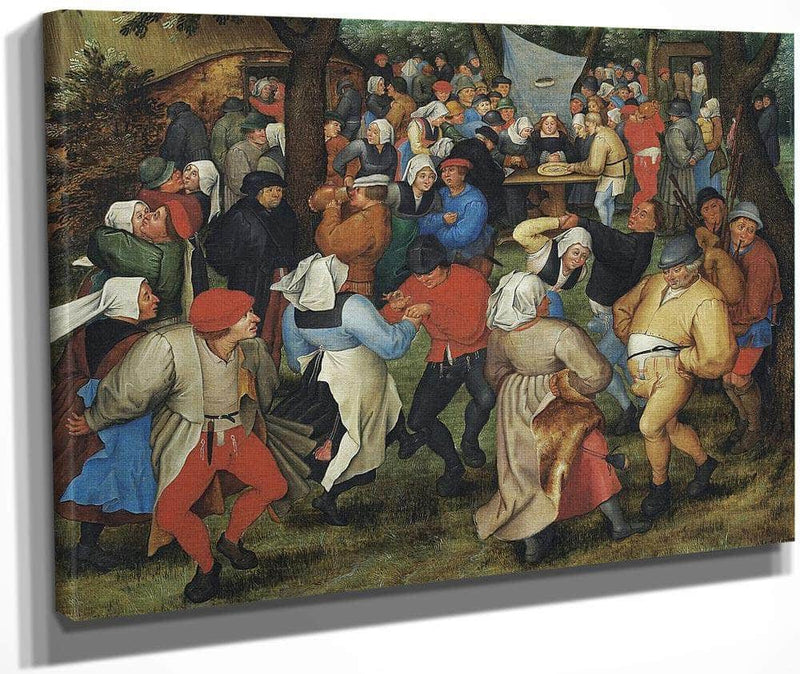 The Peasants' Wedding By Pieter Brueghel Ii Fine Art Print