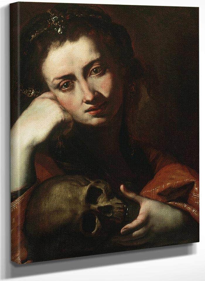 The Penitent Magdalene By Jusepe De Ribera Fine Art Print