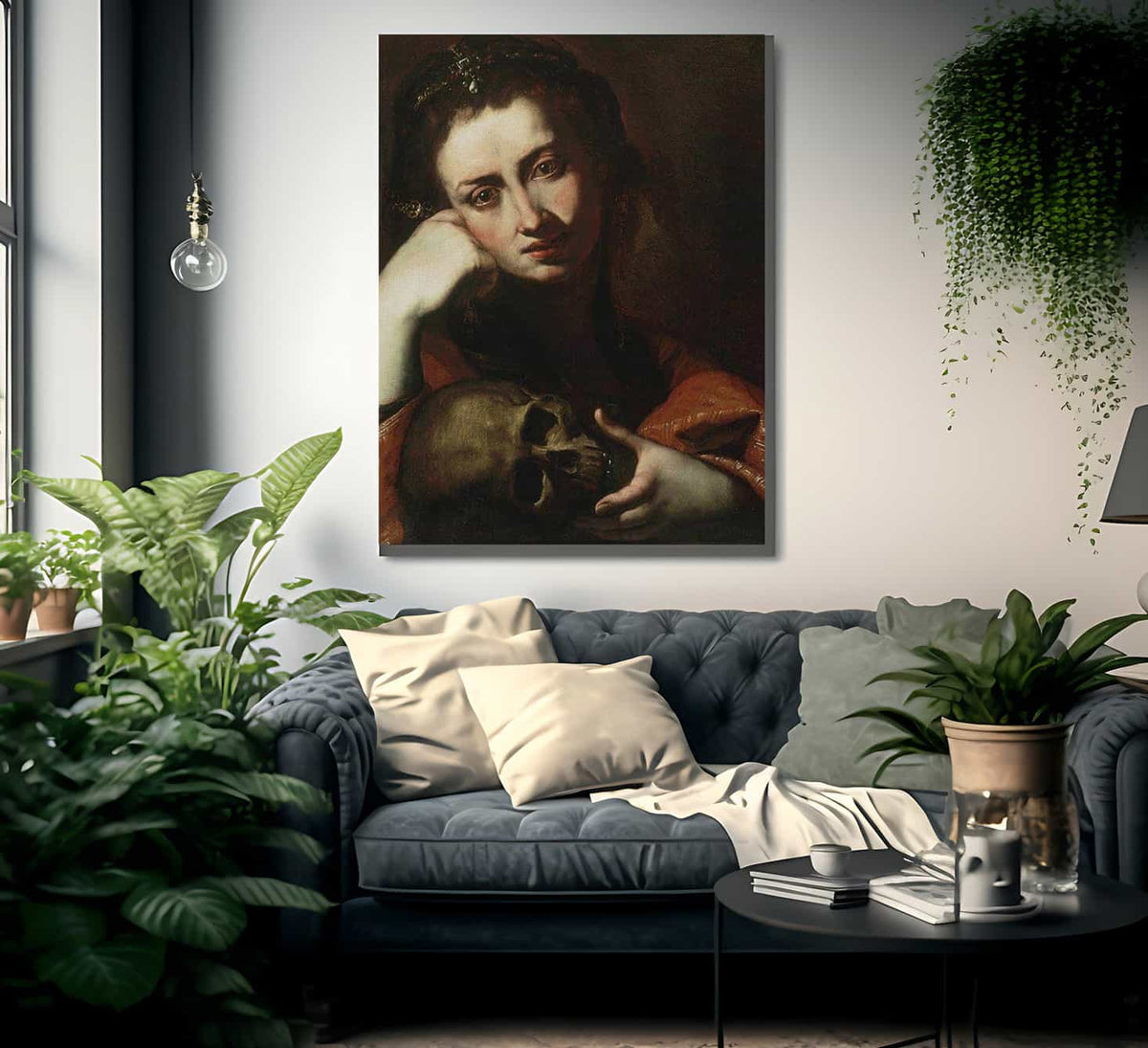 The Penitent Magdalene By Jusepe De Ribera Fine Art Print