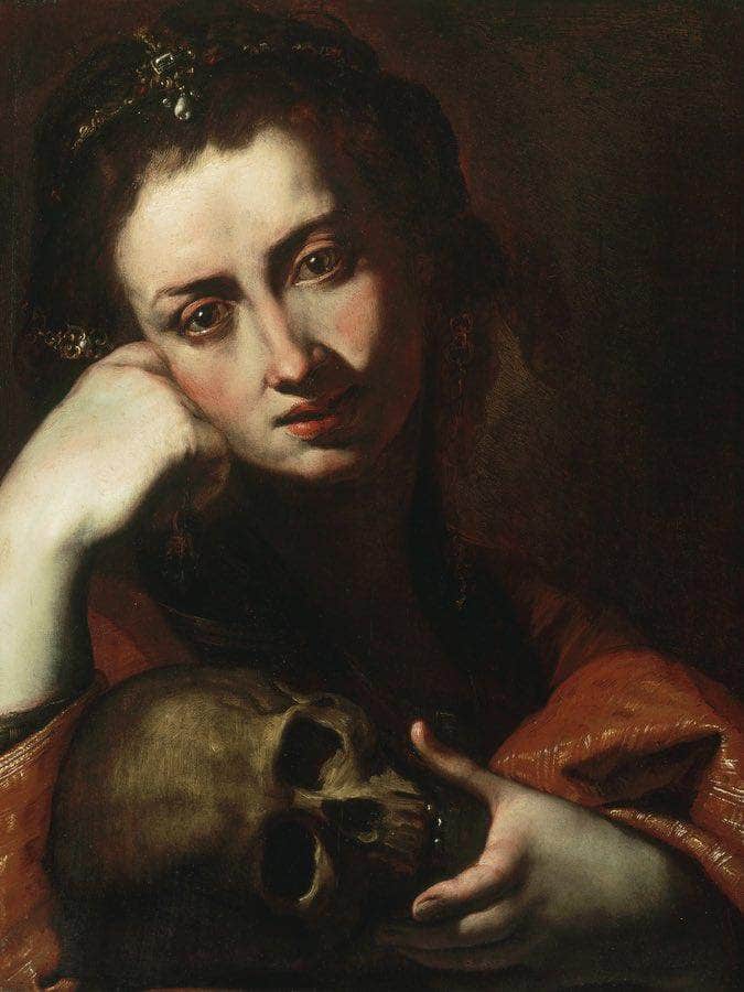 The Penitent Magdalene By Jusepe De Ribera Fine Art Print
