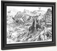 The Penitent Magdalene Engraved By Hieronymus Bosch (C.1510 70) By Pieter Brueghel Ii Fine Art Print