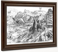 The Penitent Magdalene Engraved By Hieronymus Bosch (C.1510 70) By Pieter Brueghel Ii Fine Art Print