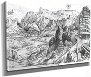 The Penitent Magdalene Engraved By Hieronymus Bosch (C.1510 70) By Pieter Brueghel Ii Fine Art Print