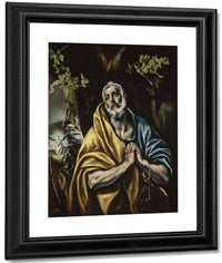 The Penitent Saint Peter By El Greco Fine Art Print