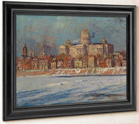The Pennsylvania State Capitol Building, Harrisburg By Colin Campbell Cooper Fine Art Print